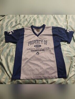 Vintage Y2K Property of Toronto Maple Leafs NHL Jersey T-Shirt Men's Sizes Large